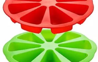 8 cavity silicone slice scone baking pan triangle cavity cake mold pizza brownies muffin mold