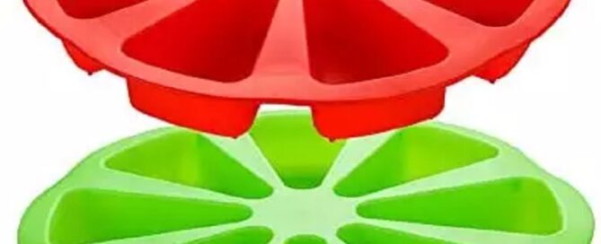 8 cavity silicone slice scone baking pan triangle cavity cake mold pizza brownies muffin mold