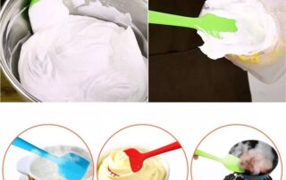8-inch Heat Resistant Colorful Silicone cream spatula Baking Pastry Cake Tools Nonstick butter Silicone Spatula