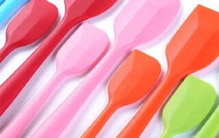 8-inch Heat Resistant Colorful Silicone cream spatula Baking Pastry Cake Tools Nonstick butter Silicone Spatula