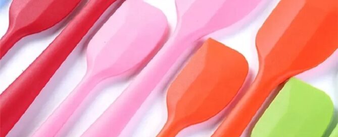 8-inch Heat Resistant Colorful Silicone cream spatula Baking Pastry Cake Tools Nonstick butter Silicone Spatula