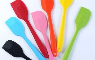 8-inch Heat Resistant Colorful Silicone cream spatula Baking Pastry Cake Tools Nonstick butter Silicone Spatula
