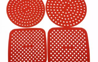 Custom Reusable Air Fryer Liners Non-Stick & Easy to Clean Silicone Air Fryer Mats