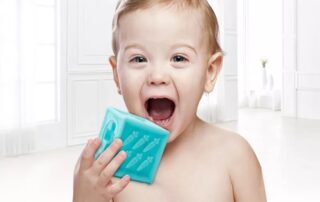 Food Grade Grasp Bricks Educational Toy Baby Rubber Soft Silicone Building Blocks Silicone Toy OEM