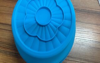 Round reusable air fryer food-safe air fryer silicone pot basket liner silicone baking pan for an air fryer with air circulation