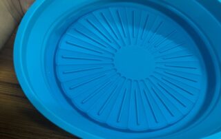 Round reusable air fryer food-safe air fryer silicone pot basket liner silicone baking pan for an air fryer with air circulation