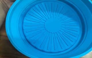 Round reusable air fryer food-safe air fryer silicone pot basket liner silicone baking pan for an air fryer with air circulation