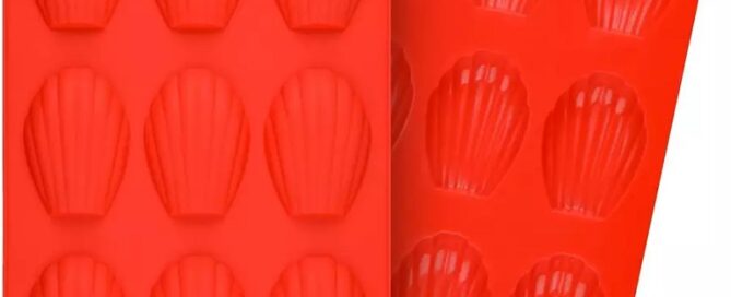 Silicone Madeleine Mold 9 Cavities Nonstick Baking Mold Handmade Soap Moulds Ice Cube Tray Making Cake Chocolate Candy Biscuit