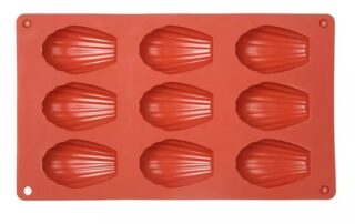 Silicone Madeleine Mold 9 Cavities Nonstick Baking Mold Handmade Soap Moulds Ice Cube Tray Making Cake Chocolate Candy Biscuit