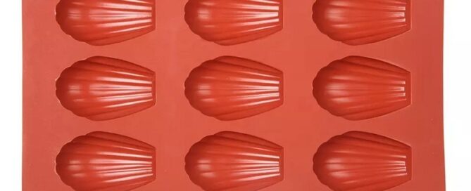 Silicone Madeleine Mold 9 Cavities Nonstick Baking Mold Handmade Soap Moulds Ice Cube Tray Making Cake Chocolate Candy Biscuit