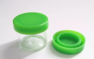 1 silicone cap for Glass jar glass container with silicone closure airtight drippy silicone lid 6ml for oil storage