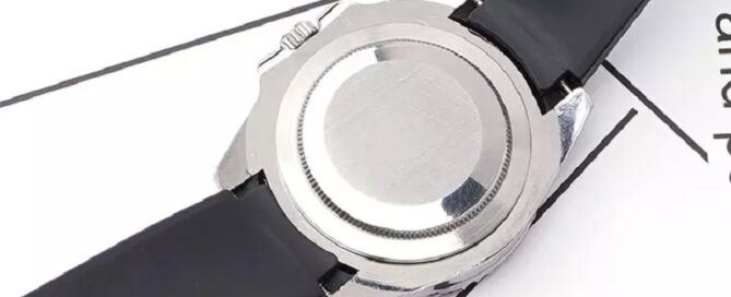 20mm 21mm 22mm Silicone Band Curved End Diving Watch Strap FKM Rubber Watch Strap for Rolex