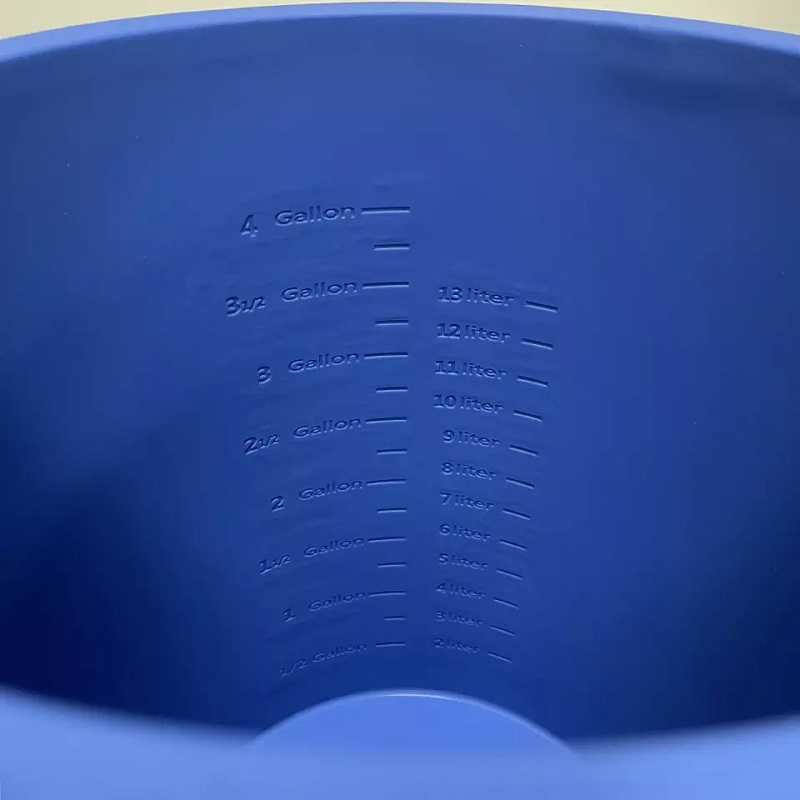 5 Gallon Reusable Rubber Bucket Liner for thin-set and Concrete Mix silicone 5-gallon bucket liner