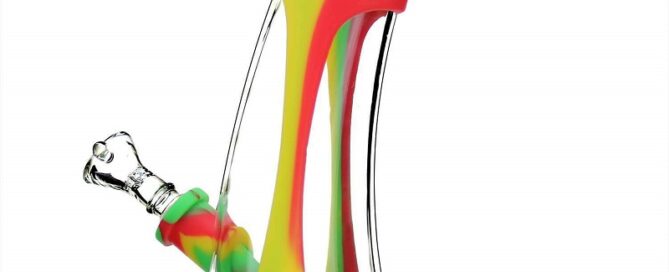 8.6 Inc Silicone Smoking Water Glass Hookah Pipe Bong Tobacco Bubbler Best Gift 5 silicone bong