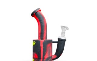 8.6 Inc Silicone Smoking Water Glass Hookah Pipe Bong Tobacco Bubbler Best Gift 5 silicone bong