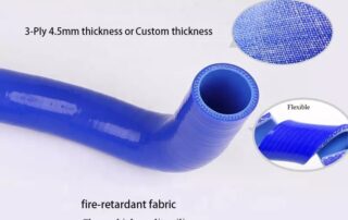 Auto Silicone Radiator Hose Kits Customized reinforced radiator coolant silicone hump air hose 2 silicone radiator hose