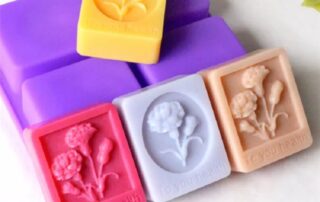 Custom 3D Silicone Candle Molds Geometric Shape Silicone Mould for Making DIY Homemade Beeswax Candles Bath Mini Soap Mold Maker