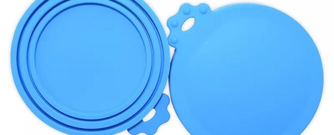 Food Grade dishwasher flexible Silicone Pet can Cover Universal BPA Free Silicone Can Lids Covers