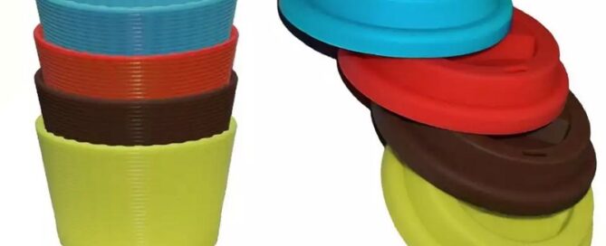Heat Resistant Easy Take-Away Silicone Water Bottle Mug Coffee Cup Sleeve