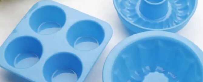 Muffin Top Bun Custard Tart Resin Coaster 4 Cavity Silicone Molds for Round Disc Pan for Cake