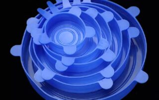 Silicon covers Stretch Lids Reusable Airtight Food Wrap Covers Keeping Fresh Seal Kitchen Cookware lids bottle caps closures