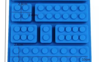 Silicone Robot RESIN Mold for DIY 5 even chocolate fondant ice Making 3D robot building block toys