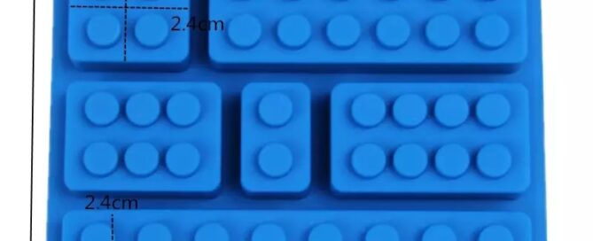 Silicone Robot RESIN Mold for DIY 5 even chocolate fondant ice Making 3D robot building block toys