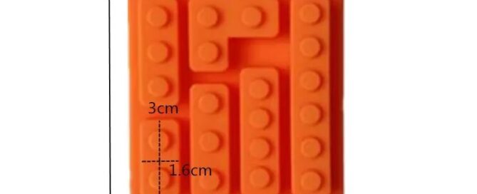Silicone Robot RESIN Mold for DIY 5 even chocolate fondant ice Making 3D robot building block toys