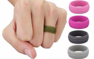 Custom Silicone Wedding Engagement Ring Finger Ring silicone rings for men and women