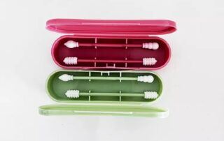 Double-Headed Swabs Buds For Cleaning Customized Professional Makeup Reusable Swab Cotton Ear Cleaner