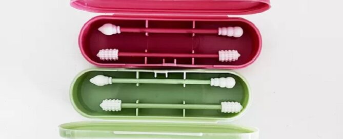 Double-Headed Swabs Buds For Cleaning Customized Professional Makeup Reusable Swab Cotton Ear Cleaner