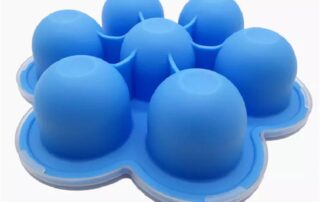 Eco-Friendly Homemade Egg Poacher Reusable Food Container with Lid Silicone Egg Bites Cooking Mold