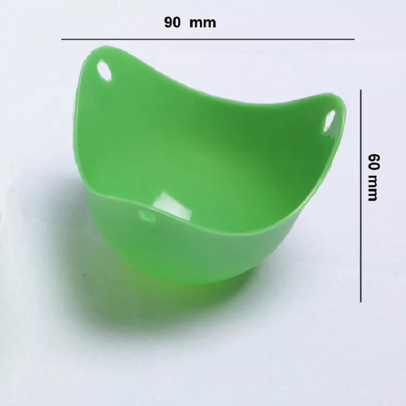 Nonstick microwave egg poacher pod cups set egg cooker boiler silicone egg poacher