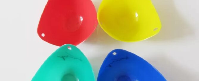 Nonstick microwave egg poacher pod cups set egg cooker boiler silicone egg poacher