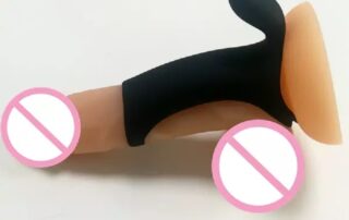 Penis sleeve silicone D spot stimulated soft touch penis cock ring backer for Men silicone d rings