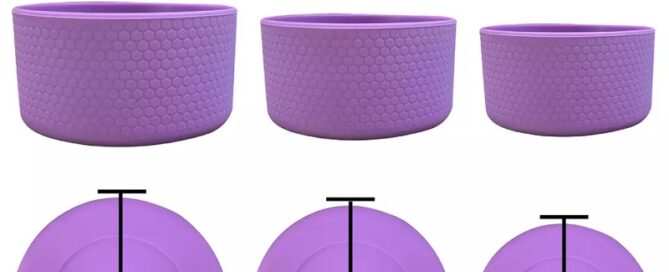 Silicone Coasters 60mm 65mm 70mm Dia for 30oz 20oz Vacuum Tumbler Water Bottle Bottom Non-Slip h&m silicone pads