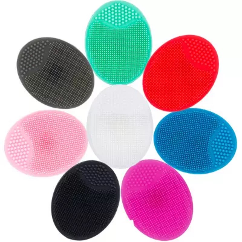 Silicone Face Scrubbers Exfoliator Facial Cleansing Brush silicone Blackhead Exfoliating Cleansing Pads 