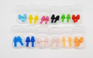 Silicone ear plugs noise reduction waterproof swimming learning sleeping earplugs