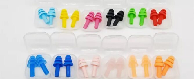 Silicone ear plugs noise reduction waterproof swimming learning sleeping earplugs