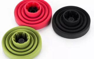 Collapsible Folding Universal Silicone Hair Dryer Curly Diffusers Barbershop Hair Dry Equip silicone hair products