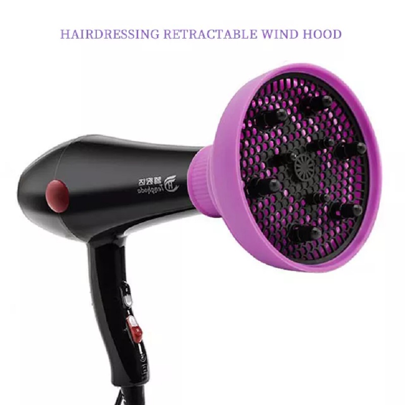 Collapsible Folding Universal Silicone Hair Dryer Curly Diffusers Barbershop Hair Dry Equip silicone hair products