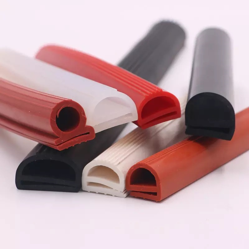 Customized high-temperature oven door seal silicone sealing gasket for oven silicone d gasket