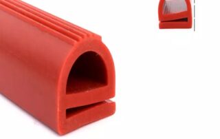 Customized high-temperature oven door seal silicone sealing gasket for oven silicone d gasket