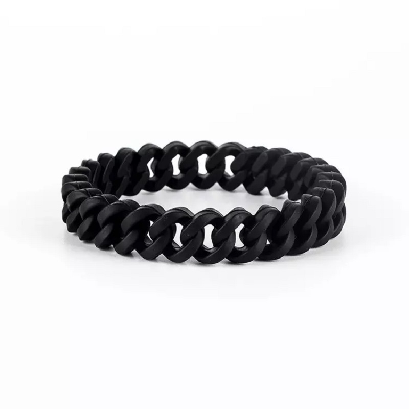 Fashion Multicolor Pin Silicone Twist simple Bracelet boy fashion silicone Rainbow Hollow bracelets