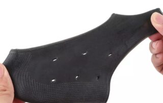 Repair Dry Cracked Heels and Reduce Pains of Plantar Fasciitis Reused Heel Sleeves Breathable Silicone Heel Protectors