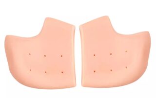 Repair Dry Cracked Heels and Reduce Pains of Plantar Fasciitis Reused Heel Sleeves Breathable Silicone Heel Protectors