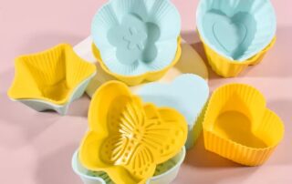 Silicone Cupcake Liners Reusable Baking Cups Nonstick Easy Clean Pastry Muffin silicone heart mold