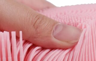 Silicone Head Massager Shampoo Brush Body Brush for Wet Dry Brushing Silicone Body Scrubber