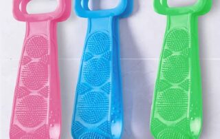 Soft Bath Message Towel Wash Body Back Brush Belt Exfoliating Silicone Body Scrubber