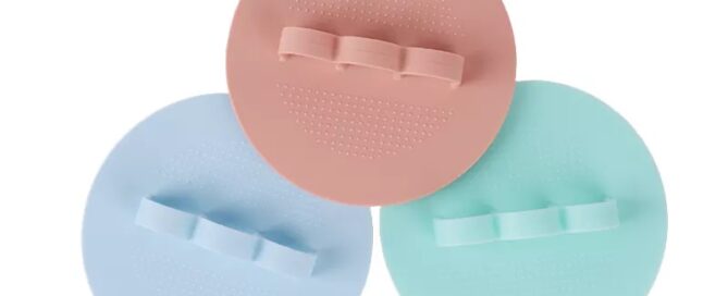 Soft Exfoliating Scrubber Brush Silicone Bath Shower Body Brush Dry Skin Brushing Glove Loofah